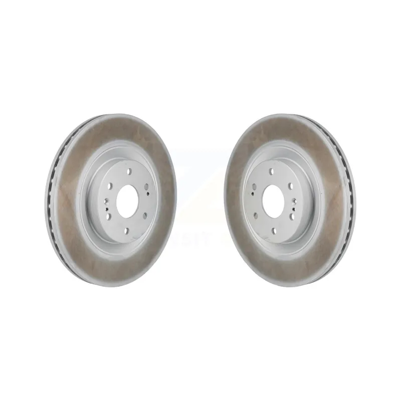 Grab Now Front Coated Brake Rotor Pair For GMC Sierra 1500 Chevrolet Silverado Limited Cadillac LTD KG-101952