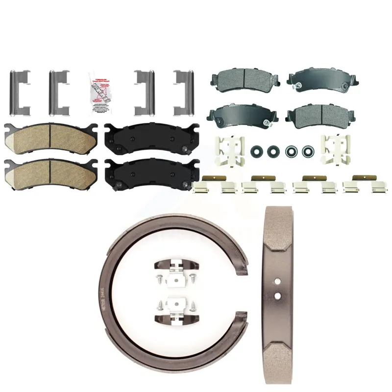 Sale Front Ceramic Rear Semi-Metallic Disc Brake Pads Kit For Chevrolet GMC Silverado 1500 XL KNN-101297